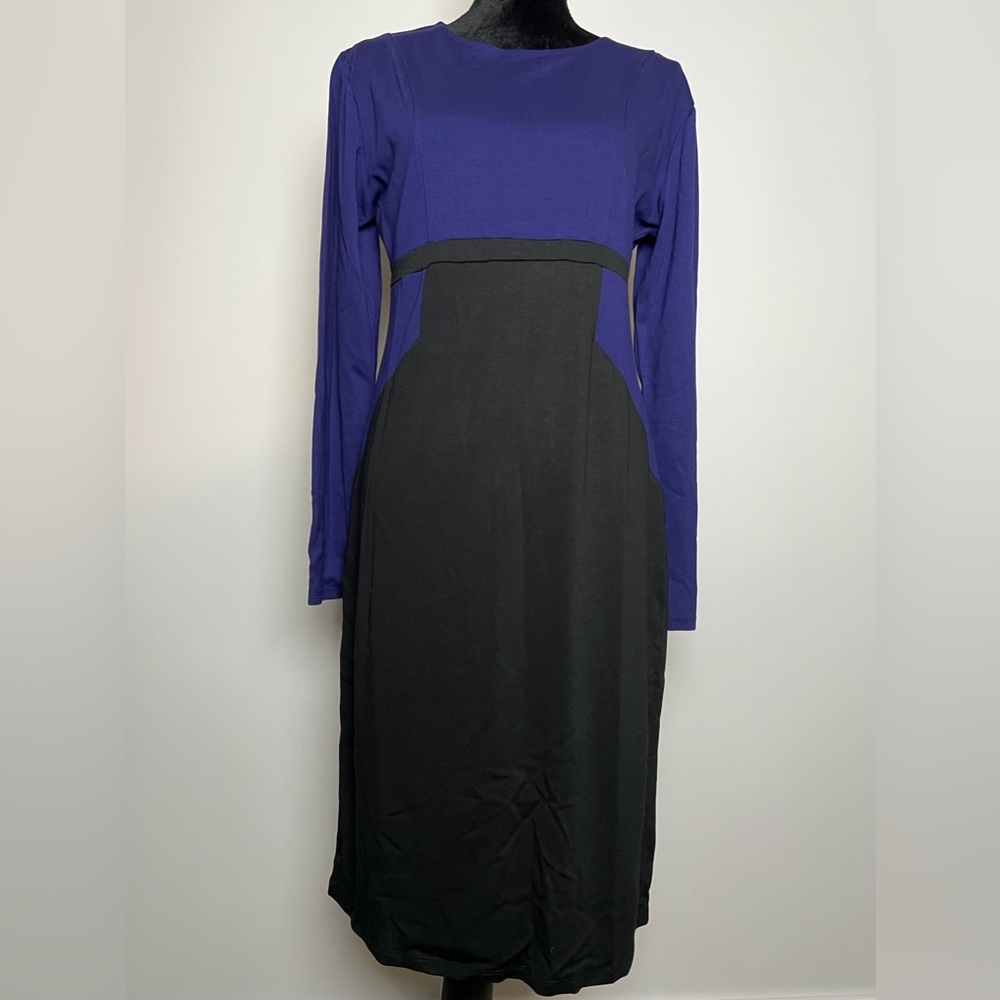 Stanzin Blue and Black Dress - Size XL